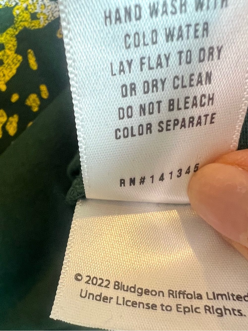 Letluv by Anthropologie Def Leppard Green Tee Size Small - Picture 9 of 10
